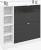Schuhschrank "Dolly" graphit-glänzend Produktbild-Vorschau 1