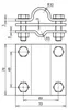 DEHN Aardingklem 610020 Niro, geschikt voor RD 8-10, FL40, Productafbeelding-voorbeeld 3