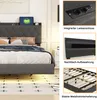 Letto imbottito Flieks 160x200cm con USB, letto Anteprima dell’immagine prodotto 5