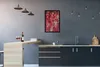MuchoWow® MuchoWow® Gerahmtes Poster Perlenketten entlang Produktbild-Vorschau 2