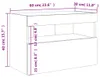 Pensile TV con luci LED bianco 60x30x40 cm Anteprima dell’immagine prodotto 8