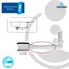 tecuro Überlauf-Verbindungsrohr Ø 25 x 165 mm mit 1 Zoll Produktbild-Vorschau 4