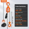 VEVOR Mini palan à levier Palan à chaîne Palan à cliquet Voir les images du produit 9