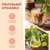 bremermann 6 pailles en verre, longueur 25 cm, Voir les images du produit 6