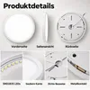 38W 40CM Led Deckenleuchte Weiß Dimmbar 3 Farbtemperaturen Produktbild-Vorschau 9