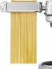 A close-up shot of a pasta maker attachment with fettuccine noodles being extruded. Produktbild-Vorschau