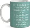 Mr. & Mrs. Panda Tasse Spruch 96. Geburtstag - Meeresbrise Produktbild-Vorschau 3