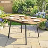 Outsunny Gartentisch 140 x 80 cm für 6 Personen Produktbild-Vorschau 9