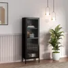 Vitrinenschrank ’Säkylä’ mit 1 Tür Stahl 150 x 50 x 35 cm Produktbild-Vorschau 1