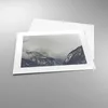 Poster - Poster ohne Rahmen - Berge Wald Nebel - 40x30 cm - Produktbild-Vorschau 3