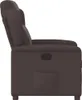 vidaXL Relaxsessel Dunkelbraun Stoff Produktbild-Vorschau 3