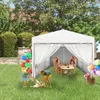 XMTECH Pawilon ogrodowy Namiot ogrodowy 3x6m Wodoodporny Podgląd zdjęcia produktu 10