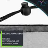 NYVI Moskitonetz für Sonnenschirme Ø 350 cm - Schwarz, mit Produktbild-Vorschau 4