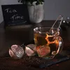 com-four® 3x Teezangen, Teeei in Kugelform aus rostfreiem Produktbild-Vorschau 2