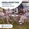 Casaria 2x Sedie da Giardino in Alluminio Pieghevoli Anteprima dell’immagine prodotto 7