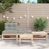 vidaXL Canapé de jardin sans accoudoirs avec coussins et Voir les images du produit 3