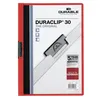 Durable 25 DURABLE Klemmhefter DURACLIP rot DIN A4 Produktbild-Vorschau 4