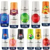 A collage of various Sodastream flavor syrups in their bottles. Produktbild-Vorschau