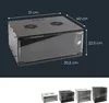 Serverschrank 19 Zoll unmontiert HMF 65700 4 HE Schwarz Produktbild-Vorschau