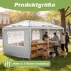 FIVMEN Zahradní altán 3x6 m se 6 bočními stěnami, vodotěsný Náhled obrázku produktu 2