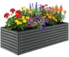 tectake® Vyvýšený záhon, 200 x 80 x 62 cm, pozinkovaná Náhled obrázku produktu 8