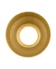 A top-down view of a gold and black lamp shade. Produktbild-Vorschau