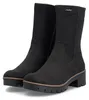 Zapatos de mujer Rieker, botas, cremallera, color negro, Vista previa de la imagen del producto 21