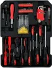 KINZO Jeu d'outils 16672, 187 pièces, dans un coffret à Voir les images du produit 3