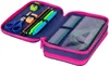 An open pencil case filled with stationery. Anteprima dell’immagine prodotto