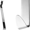 Two silver-colored metal hooks shown against a white background. Produktbild-Vorschau
