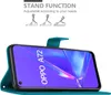 Cadorabo Housse pour Oppo A72 en FLORAL BLEU Housse de Voir les images du produit 3