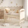 Merax Lit bébé 60x(120-160)cm, Rallongeable Lit à barreaux, Voir les images du produit 2