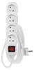 Câble de rallonge avec interrupteur - 4 prises, 3m, blanc Voir les images du produit 4