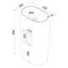 Mai & Mai Design Standwaschbecken freistehend in weiß, aus Produktbild-Vorschau 6