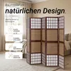 Homestyle4u Paravent Raumteiler 5 teilig Faltbar Blickdicht Produktbild-Vorschau 6