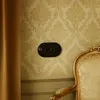 Interrupteur rétro encastré en porcelaine, double, Voir les images du produit 6