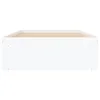 vidaXL Cadre de lit blanc 100x200 cm Voir les images du produit 10