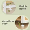 VASAGLE Kleiderständer, Garderobe mit Schuhregal, mit Haken Produktbild-Vorschau 5