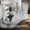 AREBOS Oberfräse mit Koffer, 1200 W, Ø 6 und 8 mm + Fräser Produktbild-Vorschau 5
