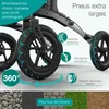 ELONEO Déambulateur pliable avec siège, déambulateur Voir les images du produit 5