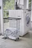 Metalowy kosz na pranie na kółkach, wys. 56,5 cm Podgląd zdjęcia produktu 3