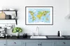 MuchoWow® MuchoWow® Gerahmtes Poster Weltkarte - Kinder - Produktbild-Vorschau 4