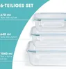 Gourmetmaxx 13755, Set, Obdĺžnikový, Zelená, Priehľadná, Náhľad obrázku produktu 3