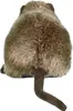 A stuffed toy nutria viewed from the back, with its tail curled. Produktbild-Vorschau