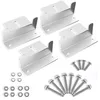 set di 4 staffe per pannelli solari Staffa fissa ad angolo Anteprima dell’immagine prodotto 1