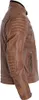 Giacca da moto in pelle John Doe Storm, marrone, L Anteprima dell’immagine prodotto 4