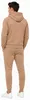 Herren Jogginganzug einfarbig 100% BW 586 Cappuccino XXL Produktbild-Vorschau 4