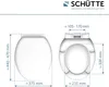 Sedile per WC SCHÜTTE BIANCO Duroplast Anteprima dell’immagine prodotto 5