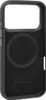 The back of a black phone case with a circular magnetic ring visible inside. Voir les images du produit