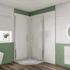 Duschspa 90x90x195cm Viertelkreis Duschkabine 2-flügelige Produktbild-Vorschau 7